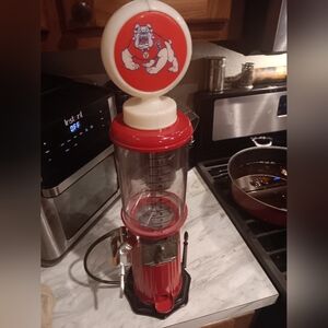NCAA Fresno State Old Fashion Gas Pump Gumball Machine 21.5in Collectible
